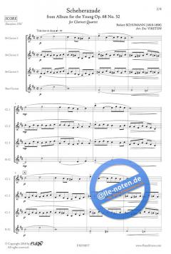 Sheherazade from Album for the Young Op. 68 No. 32 von Robert Schumann 
