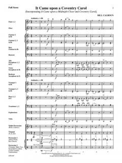 It Came Upon A Coventry Carol (Bill Calhoun) 