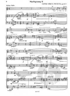 3 Gesänge aus: Die Lieder von Traum und Tod op.15 von Hans Erich Apostel 