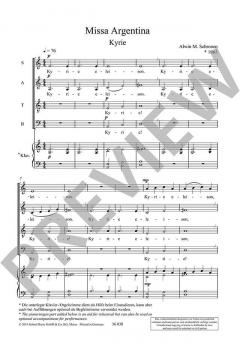 Missa Argentina von Alwin Michael Schronen 
