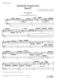 Sämtliche Orgelwerke Band 1 von Johannes Speth im Alle Noten Shop kaufen