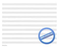 Music Writing Book - groß im Alle Noten Shop kaufen