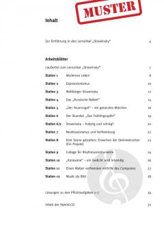 Stationenlernen im Musikunterricht: Strawinsky von Heidi Thum-Gabler 