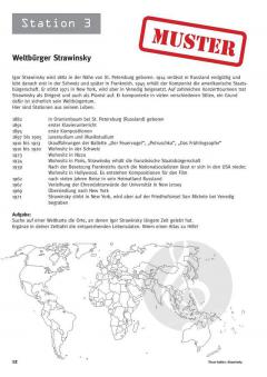 Stationenlernen im Musikunterricht: Strawinsky von Heidi Thum-Gabler 