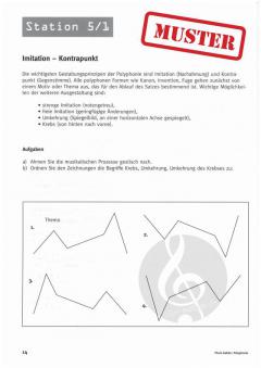 Stationenlernen im Musikunterricht: Polyphonie von Heidi Thum-Gabler 
