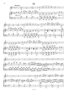Sonate agreable B-Dur von Johann Baptist Vanhal für Violine und Klavier op. 43/2 im Alle Noten Shop kaufen
