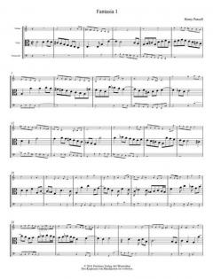 Dreistimmige Fantasien von Henry Purcell 