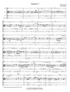 Fünf Vierstimmige Fantasien von Henry Purcell 