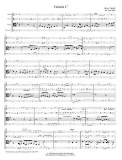 Fünf Vierstimmige Fantasien von Henry Purcell 