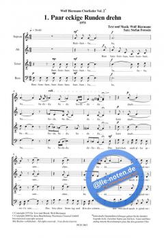 Wolf-Biermann-Chorlieder Band 2 (Wolf Biermann) 