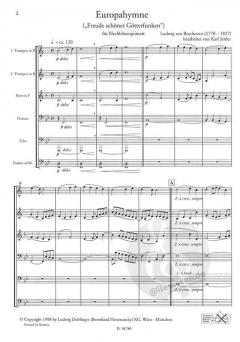 Europa-Hymne 'Freude schönder Götterfunken' (Ludwig van Beethoven) 