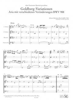 Goldberg-Variationen BWV 988 von Johann Sebastian Bach 