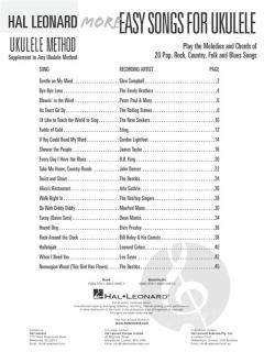 More Easy Songs For Ukulele von Bill Haley im Alle Noten Shop kaufen - 00118565