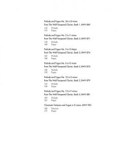 Favorite Piano Works von Johann Sebastian Bach 