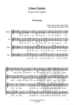 Löns-Lieder für gemischten Chor a cappella (Johann Lütter) 