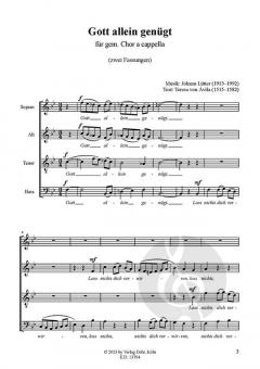 Gott allein genügt (Johann Lütter) 