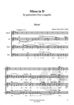 Missa in D (Johann Lütter) 