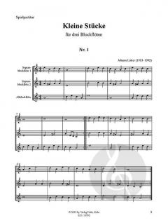 Kleine Stücke (Johann Lütter) 
