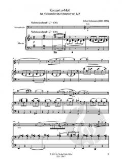 Konzert a-Moll op. 129 von Robert Schumann für Violoncello und Orchester im Alle Noten Shop kaufen