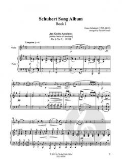 Schubert Song Album I für Violine und Klavier im Alle Noten Shop kaufen