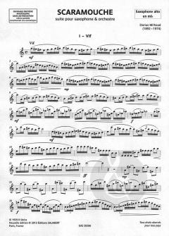 Scaramouche von Darius Milhaud 