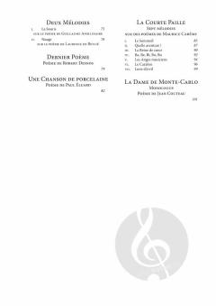 Intégrale des Melodies et Chansons Vol. 4 von Francis Poulenc 