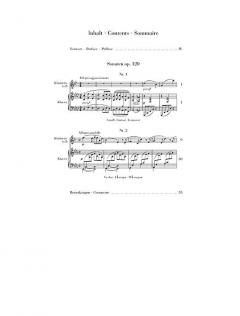 Sonaten op. 120 von Johannes Brahms für Klarinette und Klavier im Alle Noten Shop kaufen