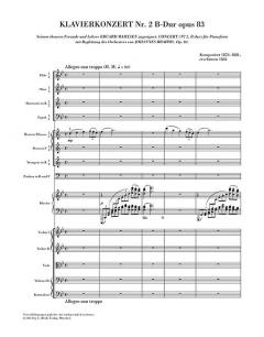 Klavierkonzert Nr. 2 B-dur op. 83 von Johannes Brahms 