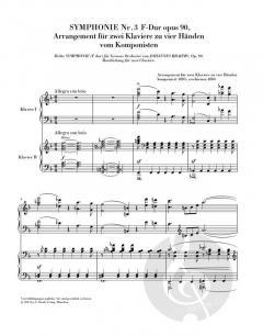 Symphonie Nr. 3 F-Dur op. 90 von Johannes Brahms 