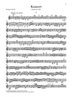 Trompetenkonzert E-dur von Johann Nepomuk Hummel im Alle Noten Shop kaufen