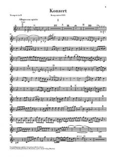 Trompetenkonzert E-dur von Johann Nepomuk Hummel im Alle Noten Shop kaufen