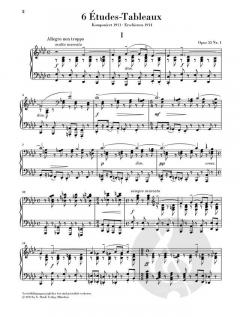 Études-Tableaux von Sergei Rachmaninow 