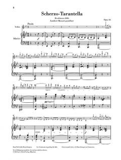 Scherzo-Tarantella g-moll op. 16 von Henryk Wieniawski 