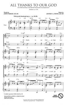 All Thanks To Our God (John Parker) 