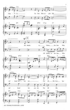 All Thanks To Our God (John Parker) 