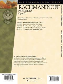 Rachmaninoff: Preludes, Op. 32 von Sergei Rachmaninow 
