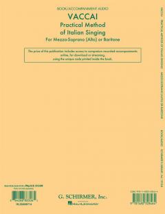 Practical Method Of Italian Singing von Nicola Vaccai 