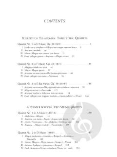 Complete String Quartets von Alexander Borodin 