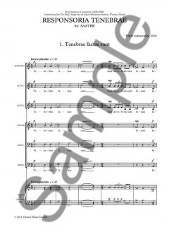 Responsoria Tenebrae SAATBB (Paweł Łukaszewski) 