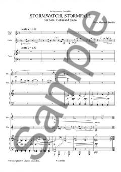 Stormwatch, Stormfall (Peter Maxwell Davies) 