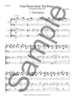 Four Pieces From 'The Piano' von Michael Nyman 
