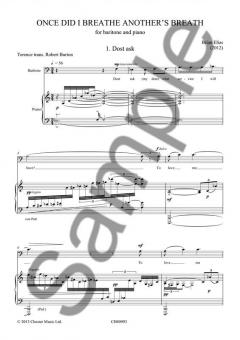 Once Did I Breathe Another's Breath von Brian Elias 