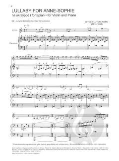 Lullaby For Anne-Sophie von Witold Lutoslawski 