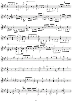 Arranged For Classical Guitar 