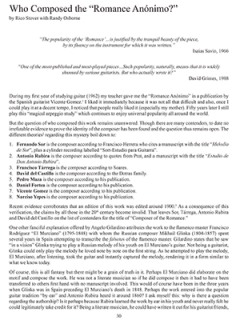 Rico Stover: Romance Variations von Rico Stover 