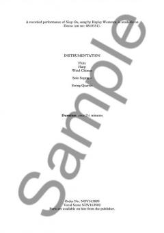 Sleep On von Paul Mealor 