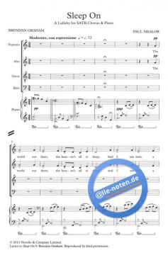 Sleep On (In C) von Paul Mealor 
