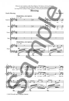 Blessing von Paul Mealor 