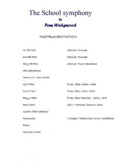 School Symphony (Pam Wedgwood) 