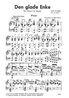 Den Glade Enke (Potpourri) von Franz Lehár 